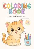 Coloring book: Cat