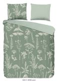 Muller Textiles Dekbedovertrek 240x220 cm Groen Katoen Flanel