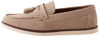 Next Heren Gebosseleerde Loafers met Kwastje Naturel