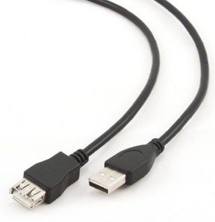 Gembird CCP-USB2-AMAF-15C USB-kabel - 4,6 m - Zwart