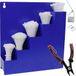 Quadrios 24CA457 Assortiment kabelbinders 100 mm, 150 mm, 200 mm, 250 mm, 300 mm 3.6 mm Wit 1022 onderdelen
