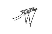 Massi CM-11 aluminium bagagedrager voor volwassenen, uniseks, verstelbaar, zwart