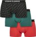 Urban Classics Organic X-Mas 3-Pack Boxershorts set - 3XL - Multicolours