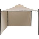 LIVARNO home Tonnelle de jardin, 2,95 x 2,95 x 2,6 m, beige/anthracite
