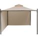 LIVARNO home Tonnelle de jardin, 2,95 x 2,95 x 2,6 m, beige/anthracite