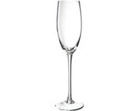 J-Line Glas Champagne - Glas - Transparant - 6 stuks