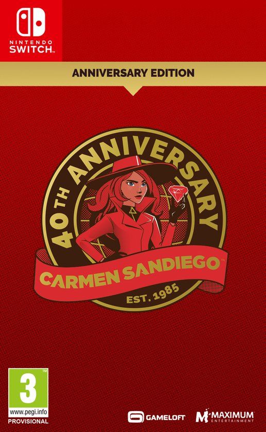 Mindscape Carmen Sandiego 40th Anniversary - Nintendo Switch - Standard Edition