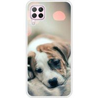 P40 Lite Chiot rêveur Bedrukt siliconen hoesje