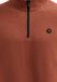 No Excess Halve rits sweater in zachte ribkwaliteit Terra M