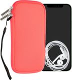 kwmobile neon koraal telefoontasje universeel XXL - 7" smartphones - 17,7 x 8,5 cm