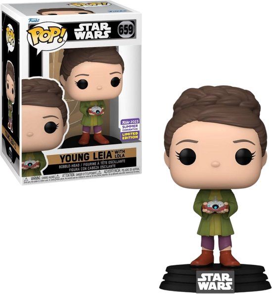 Funko Pop! Star Wars: Obi-Wan Kenobi - Young Leia with Lola (2023 Summer Convention Exclusive)