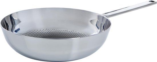 BK Conical Deluxe Wok - 30 cm - RVS