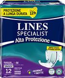 Lines Specialist Maxi Plus Slipjes Hoge Bescherming voor Incontinentie Heren Dames Maat Medium, 12 Stuk