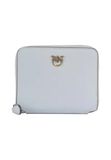 PINKO portemonnee Taylor Zip Around Wallet Azzurro Celeste Lichtblauw