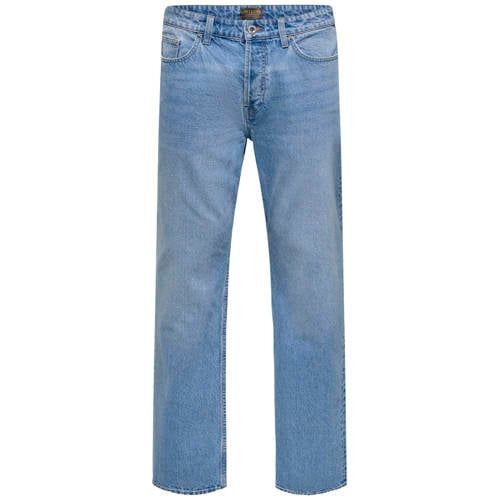 ONLY & SONS ONSEDGE straight leg jeans - middelblauw