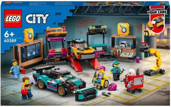 lego Garage voor aanpasbare auto's