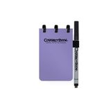 Correctbook A7 Uitwisbaar Notitieboek – Petunia Purple – Mix (lijntjes/blanco) – Herbruikbaar schrift – Inclusief pen & wisdoekje – Pocketformaat