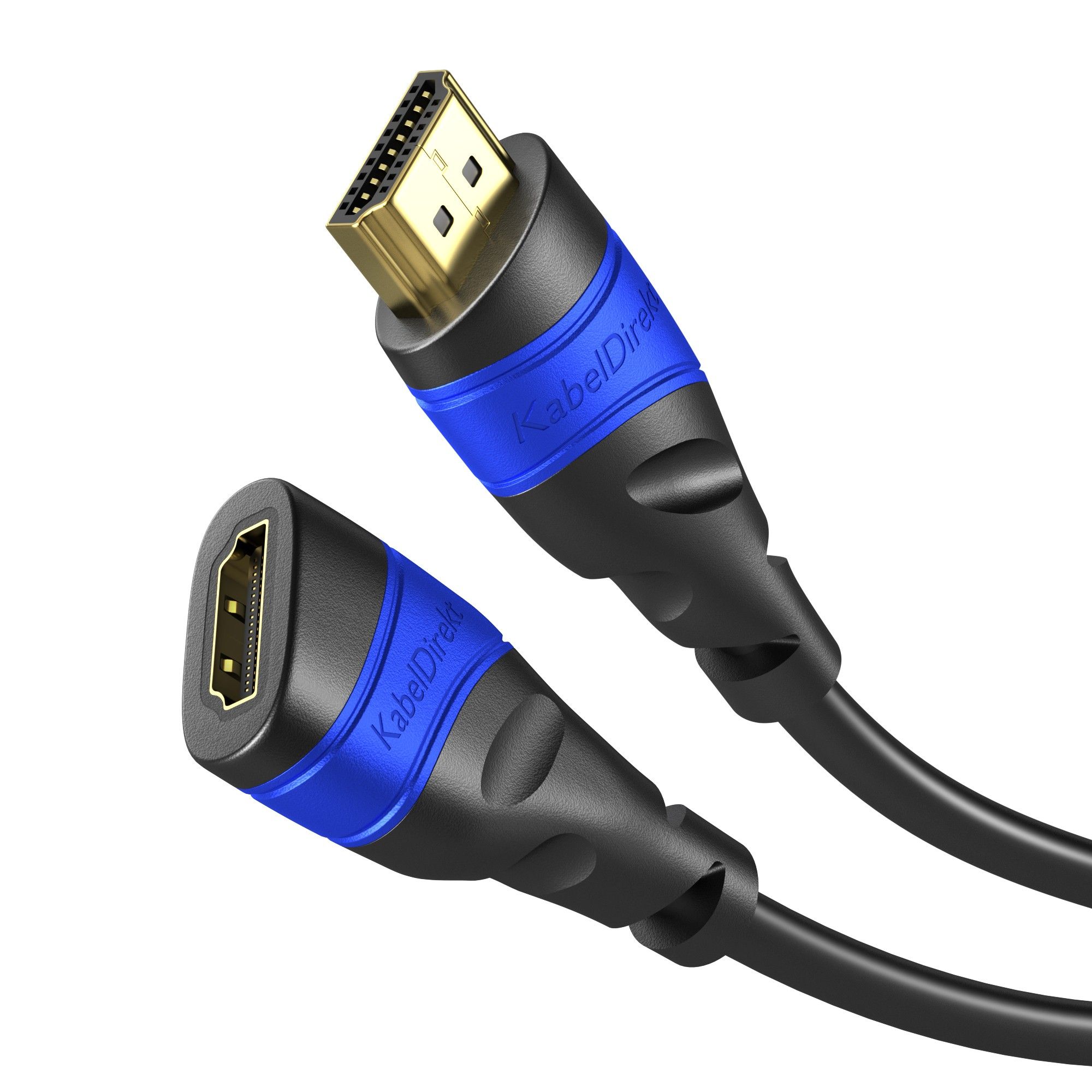 KabelDirekt HDMI Kabel - 1m - Zwart