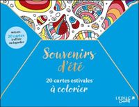 Souvenirs d’été: 20 cartes estivales à colorier