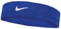 Nike Swoosh Classic Hoofdband Senior Blauw - Wit