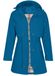ATLASLAVA Damen Regenjacke Wasserdicht Kapuze Women Rain Jacke Übergangsjacke Outdoor Frühling Sommer Herbst, S, blaugrün