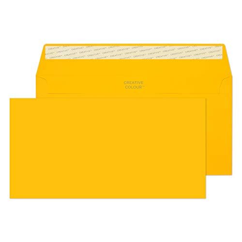 Blake Creative Colour DL+ Peel & Seal Envelopes - Egg Yolk - Pack of 500