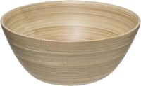 Secret de Gourmet - Slakom/serveer schaaltjes - bamboe - beige - D17 cm