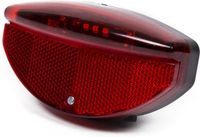 Benson Achterlicht - staartreflector - voor fiets - 3x LED - universeel - batterij achterlicht met reflector