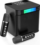 Holland Connections Karaokeset - Dubbele Microfoon - Bluetooth - Zwart