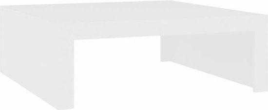 vidaXL Salontafel 100x100x35 cm bewerkt hout wit