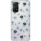 1001 coques Xiaomi Siliconen hoesje compatibel met Xiaomi Redmi Note 11 Pro Plus 5G Garden Flowers