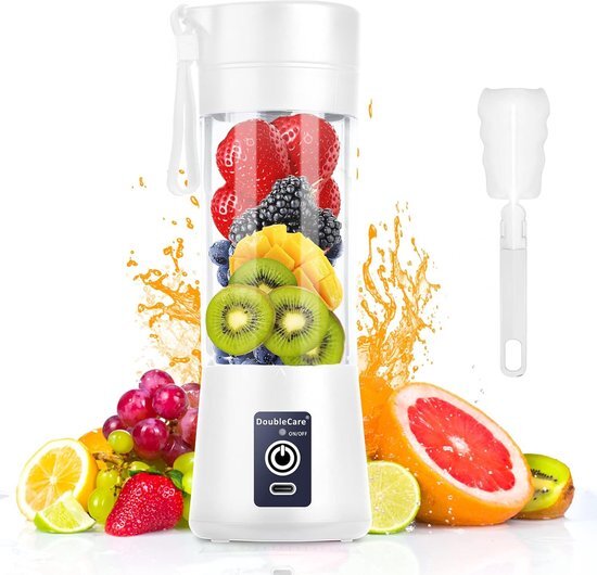 Mini Blender - Draadloos - Wit - Smoothies and Juices - 380 ML