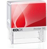 Colop Printer 30 tekststempel, personaliseerbaar, 5 regels, 47x18mm, Blauw
