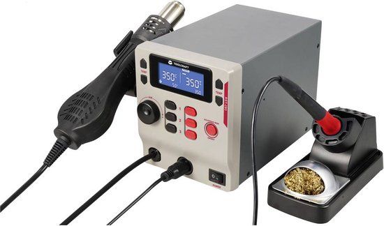 TOOLCRAFT RST-280 Soldeerstationset Digitaal 865 W 80 - 500 °C Incl. soldeerpunt