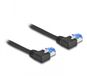 Delock SFTP CAT6a netwerkkabel | haaks (rechts) / haaks (rechts) | zwart | LSZH | 1 meter