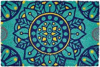 Excelsa Mandala mediterrane entreemat, kokosvezel, meerkleurig, 40 x 60 cm
