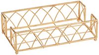 Boston International BID98 Arch Design Gastendoek Servethouder Caddy, karton, bladgoud