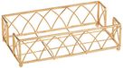 Boston International BID98 Arch Design Gastendoek Servethouder Caddy, karton, bladgoud