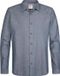 Petrol Industries Heren Overhemd met lange mouwen ironstate - Blauw - Maat L