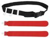 Football kit Durable - Flag football belt - PVC waist belt - Adjustable power buckle - 2 flags - 120 cm length - Flag football