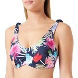 Firefly Muriel Bikinitop Navy Dark/Flower 50