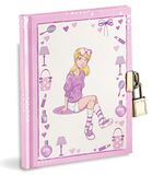 Dagboek Mareli Dagboek 14,5 x 18,5 cm met metalen slot en 2 sleutels