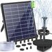 Fontaine Solaire - 6,5W - 240 L/h - Batterie 3000mAh