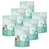 MjAMjAM - Premium natvoer voor katten - Quetschie - Kitten goed kalkoen met zalmolie, 6 verpakking (6x300g), graanvrij