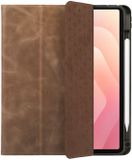 Rosso Elite Hoes Geschikt voor Samsung Galaxy Tab S11 - 2-in-1 Echt Leer Book Case en Back Cover - Magnetisch Uitneembaar Hoesje - Beschermhoes Bruin