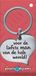 Paper Dreams Hart sleutelhanger voor man - zilver