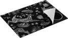 Chefcare Inductie Beschermer Herfst Achtergrond met Herten - Abstract - Zwart Wit - 75x50 cm - Inductie Mat