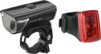 Smart Fiets Verlichtingsset LS056 USB Oplaadbaar Zwart Mat