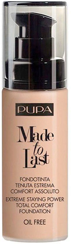Pupa Made To Last Foundation 020 Light Beige - 8011607222155