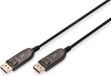 Digitus AK-340107-150-S DisplayPort-kabel DisplayPort / Glasvezel Aansluitkabel DisplayPort-stekker, DisplayPort-stekker 15 m Zwart